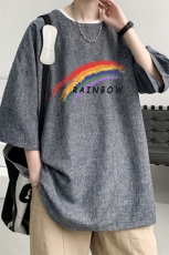 风复古亚麻短袖男棉麻t恤男半袖ZT71064-P35，男装T恤，电商A040