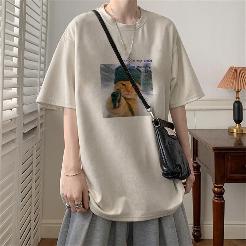 可设48小时发货支持抖音得物来样二开240克重磅美式麂皮绒短袖t恤，男装T恤，电商A486