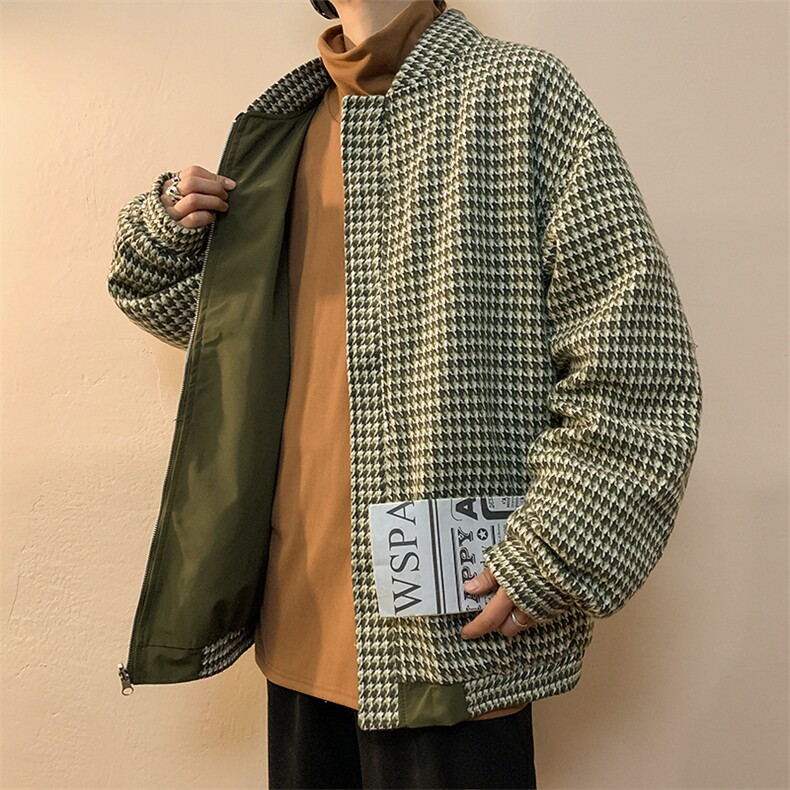 复古夹克男双面穿牛津防水韩版潮流宽松春季休闲外套JK09223-P60,男装夹克,星座308B-1