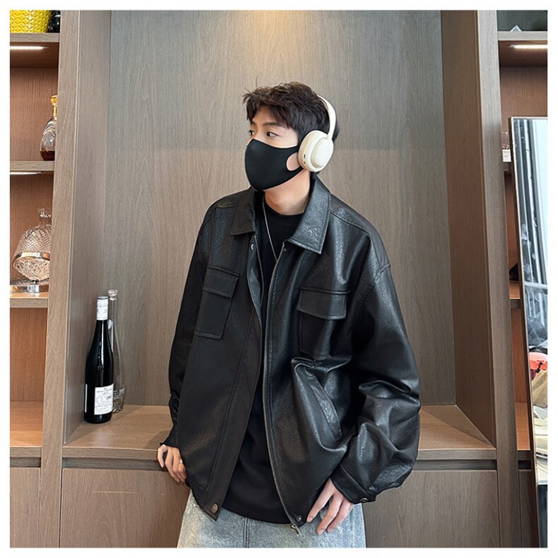 F231-P782024春季新款潮流宽松简约外套百搭休闲立领夹克男,男装夹克,星座512-6
