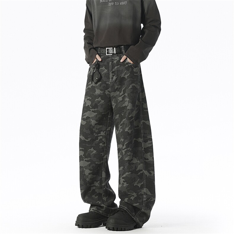 美式高街弯刀迷彩裤男潮牌cleanfit工装休闲裤K2605P60,男装工装外套,电商D325