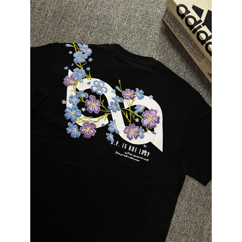 【有货】TX50CC-特P36过肩花丛重磅短袖T恤男女,男装T恤,星座1007（原301D）