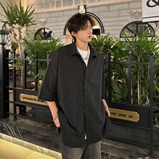 星空点点衬衫潮男A071-T17-P40，男装衬衫，电商A071