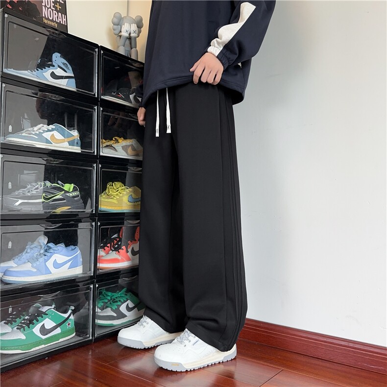 CK2513-特P39控68休闲裤男美式复古宽松直筒阔腿长裤55棉45聚酯,男装休闲裤,电商B370