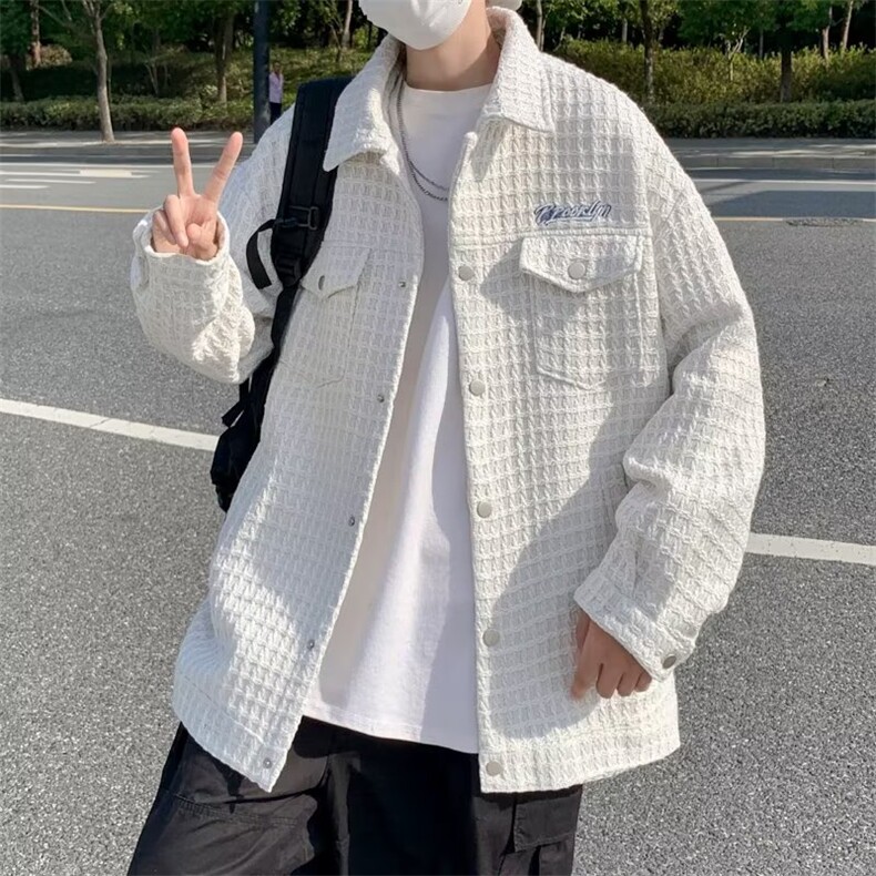1506/QW10180/P59美式复古绗棉底特律夹克外套潮牌秋冬情侣上衣,男装夹克,星座1506