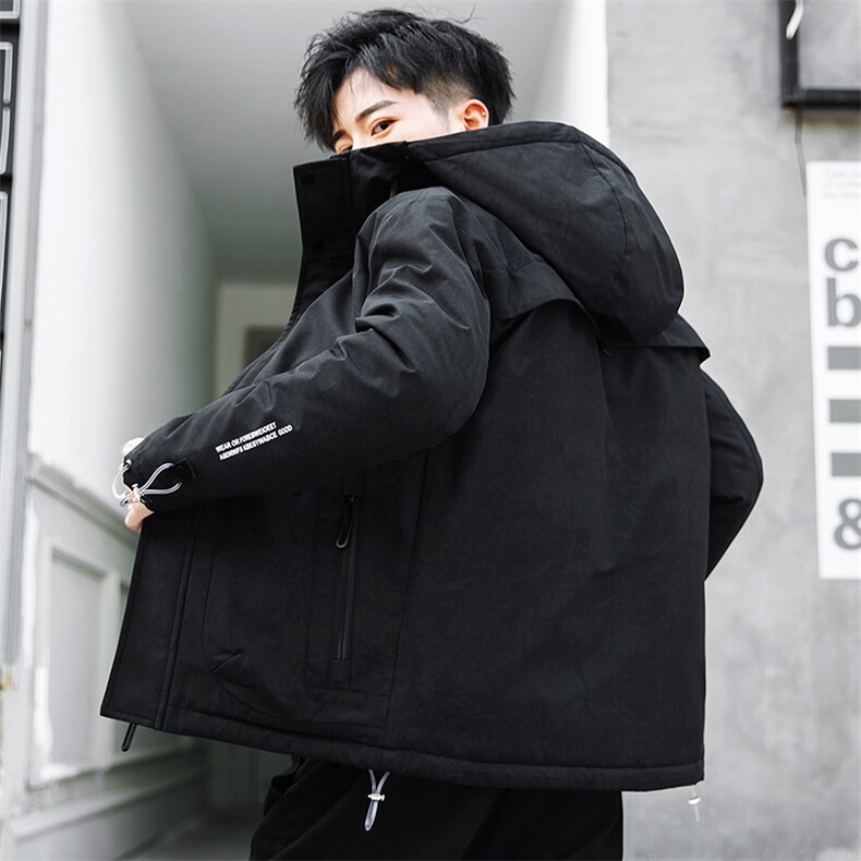 男士休闲连帽加厚保暖棉衣外套棉服棉袄冬季防寒开衫男装M998,男装棉衣,电商B226-2（原B217-2）