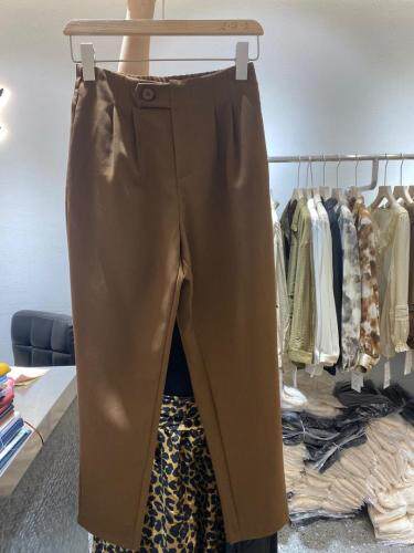 2021年秋季新品欧货直筒九分裤休闲显瘦西裤，其它，L·H·X