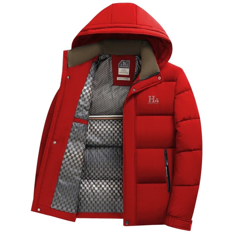 冬季2025新款加厚棉衣男士休闲夹克连帽棉衣外套P100，男装夹克，星座225-1