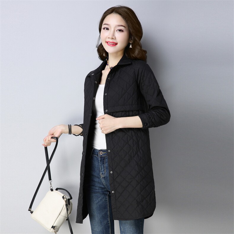 棉衣/棉服蓝色舒适修身纯色气质韩版简约宽松长袖纯色,女装棉衣/棉服,小林双子