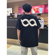 万针全刺绣工艺抖音得物高品质260克重磅纯棉双纱美式高街短袖T恤，男装T恤，电商A486