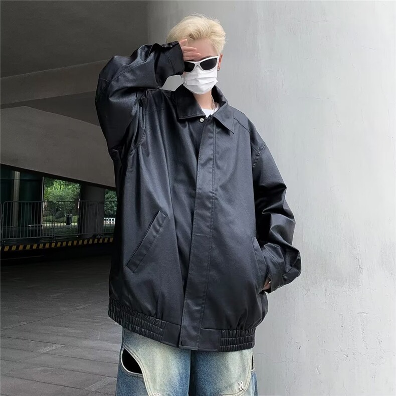 秋季青春流行男夹克文艺潮皮夹克外套HT13P68,男装夹克,星座1116-2