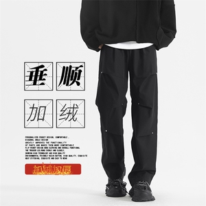 高街机能风冲锋直筒百搭美式冲锋裤 K730常规特批35 加绒特批45图片