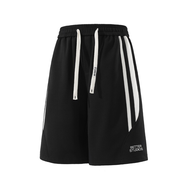 重磅新品刺绣条纹凉感撞色休闲冲锋短裤X416B-1-DK3106-特P28控58,男装牛仔裤,星座416B-1