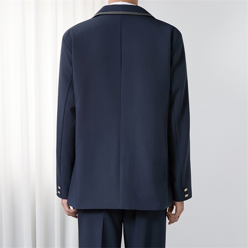 日系学院风DK制服男生西服套装ins英伦风学生痞帅西装外套班服潮,男装西服套装,星座506A