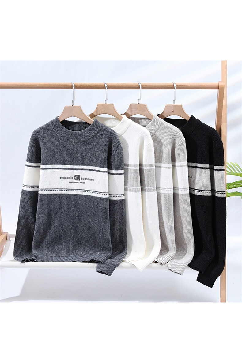 毛衣男秋冬男士休闲圆领针织衫毛衣打底衫310B-3-2251-P45,男装T恤,星座310B-3