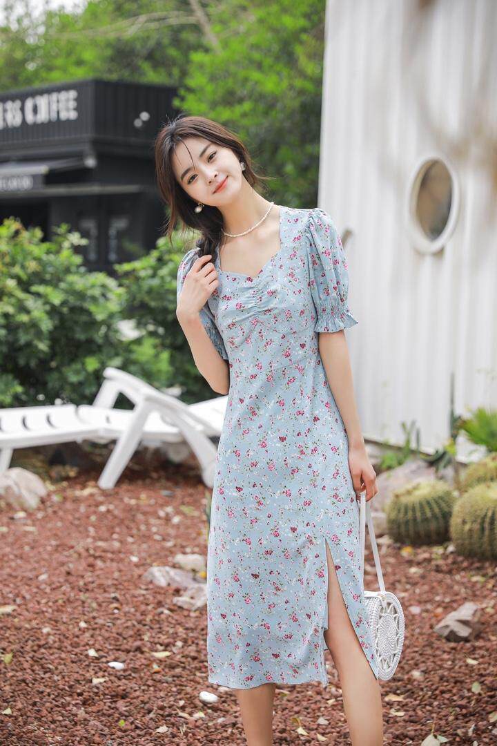 碎花系列连衣裙，女装连衣裙，芭蕾雨