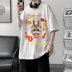 纯棉短袖t恤男大码半袖打底衫宽松体恤衫 DX17299-P20 大皂风图片
