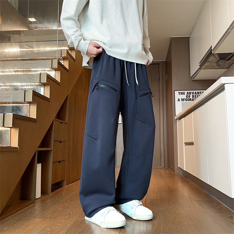 现货秋季新款工装裤男宽松直筒机能拉链冲锋裤子-A2265TP48控89,男装休闲裤,电商B241