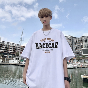 新款纯棉短袖t恤男夏季青少年初中高中学生帅气半袖体恤TX530-P25图片