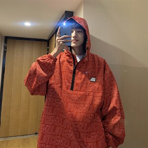 Wt158-P52满印花山系机能冲锋衣外套夹克图片