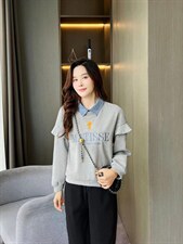 拼接外套，卫衣，女装卫衣/绒衫，6688