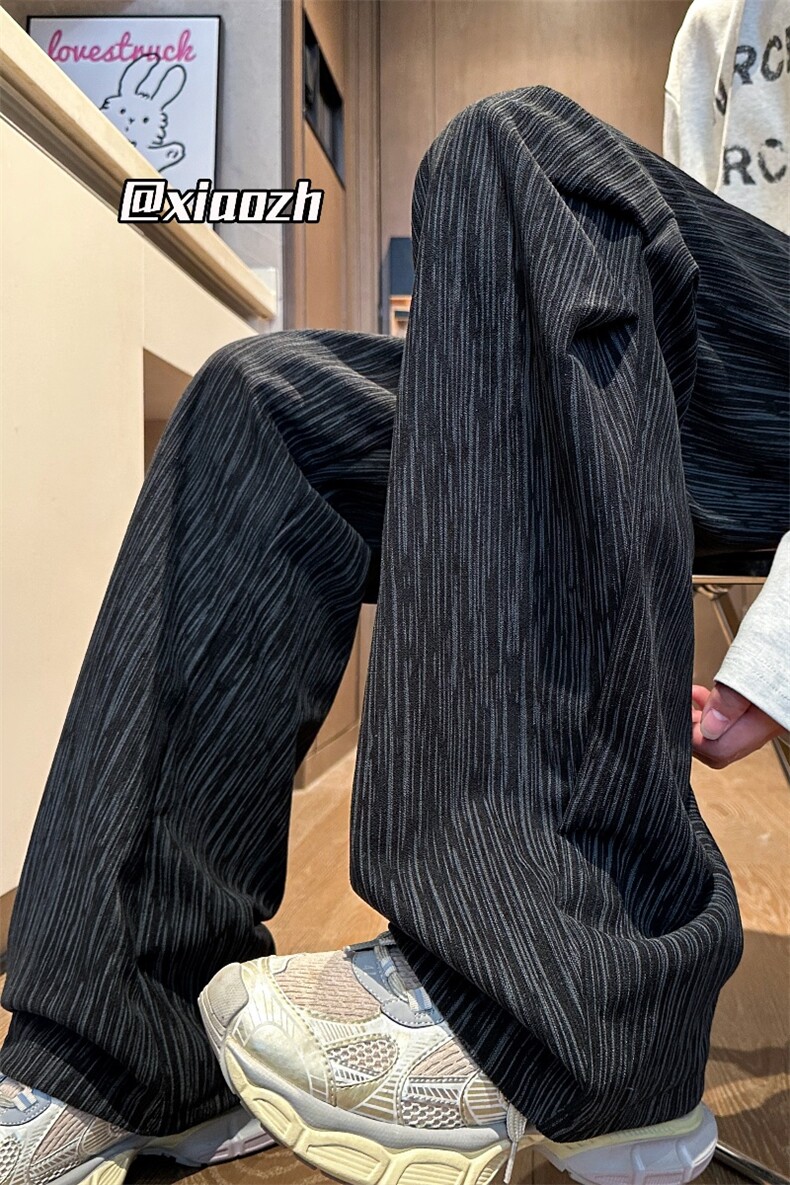 XZ616秋季新款重磅灯芯绒满印双褶休闲长裤TY1056特P40控78,男装休闲裤,星座512A（原616）