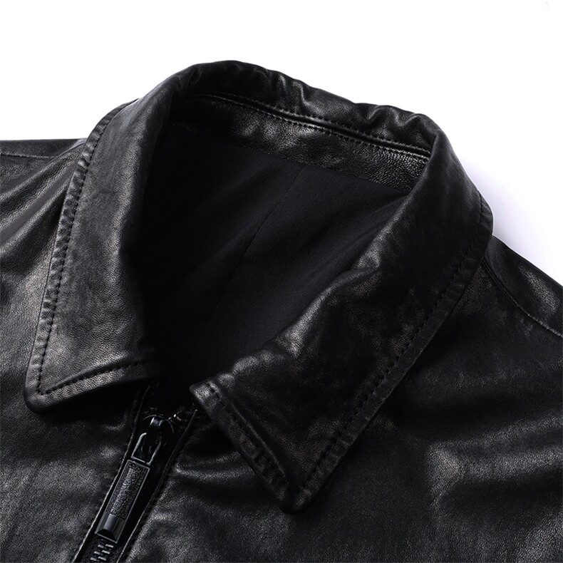 88031秋冬新款男士真皮皮衣绵羊皮工装夹克商务外套P950,男装夹克,电商B360A（原721A）