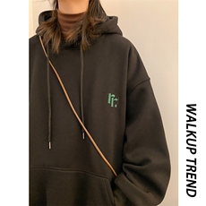 高转化卫衣男中性风港风宽松刺绣秋季外套416B-1-WY679-P55限78，男装卫衣，星座416B-1