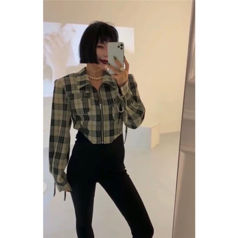 【现货】格子外套，其它，悠奈尔