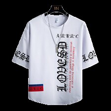 短袖T恤男棉体恤衫潮宽松2024夏新款半袖打底衫DT13P30，男装T恤，电商A086