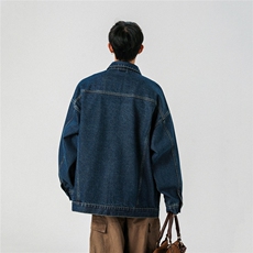 25款抖音品质牛仔夹克宽松韩版工装潮流水洗外套N999/P98148，男装夹克，星座202