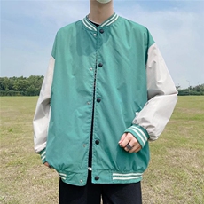 潮流夹克潮男春季棒球领夹克J40P43，男装夹克，星座1116-2