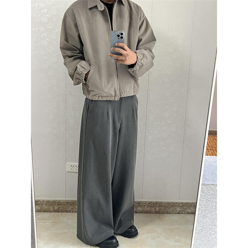 【有货】哈林顿外套男高级感痞帅美拉德翻领夹克XZ256CC-特P68,男装夹克,星座1007（原301D）
