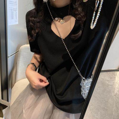 镂空爱心t，女装，XTZ style