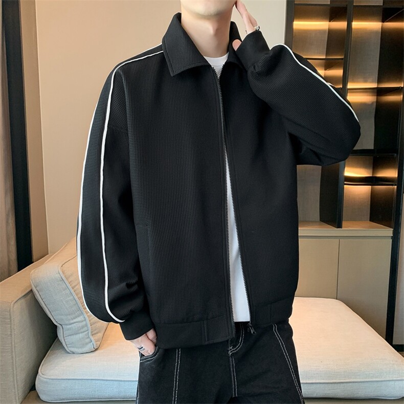 秋季立领夹克男潮流外套JK1556-P70,男装夹克,星座210-3
