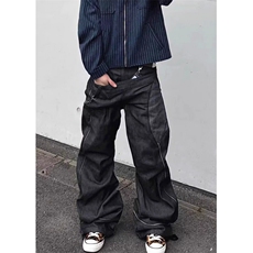 秋冬季重磅水洗黑灰色牛仔裤男痞帅直筒小脚休闲长裤NB5135，男装牛仔裤，星座1116A（原606A-3）
