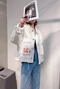 春季新款韩版时尚牛仔外套图片