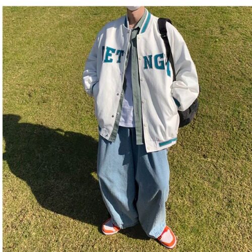 棒球服外套男春秋新款港风痞帅夹克潮牌薄款炸街ins褂子韩版潮流,男装夹克,星座1210-1