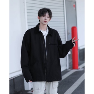 WJ9112-P72 工装夹克男式秋季新款高级感美式底特律复古翻领外套图片