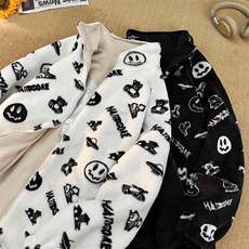 双面穿麂皮羊羔绒棉衣棉服面包服立领棉袄外套【量大有差1618GP90，男装棉衣，星座207