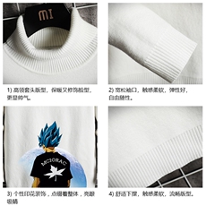 GM45154-P45加绒款-P65高领毛衣男士大码内搭毛线衣男针织衫男，男装针织衫/毛衣，电商A040A
