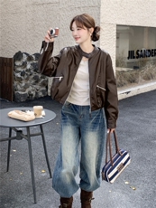 2025年冬季短皮衣加绒棉服RF2C290-6882-P185-K275，女装皮衣，蝶眷