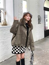 两件套真毛领羽绒服，女装羽绒服，Balance Studio