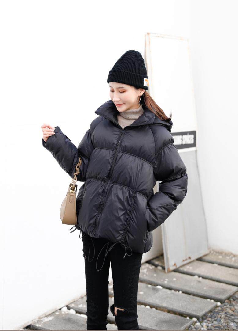 【现货】冬季新款，修身显瘦抽绳设计羽绒服，女装羽绒服，东洋天堂之花