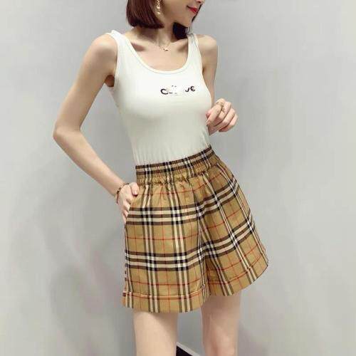 CMX2122夏季新品欧货松紧腰简约百搭宽松显瘦时尚短裤，其它，L·H·X