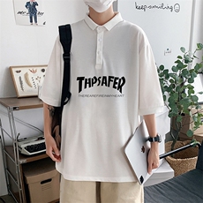 PL57007-P35翻领短袖polo衫男大码胖子半袖t恤男有领保罗衫模特，男装Polo衫，电商A040