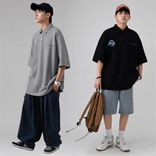 22年高品质新款纯短袖T恤珠地潮牌风美式街头风ZDY3313-P50，男装T恤，星座717