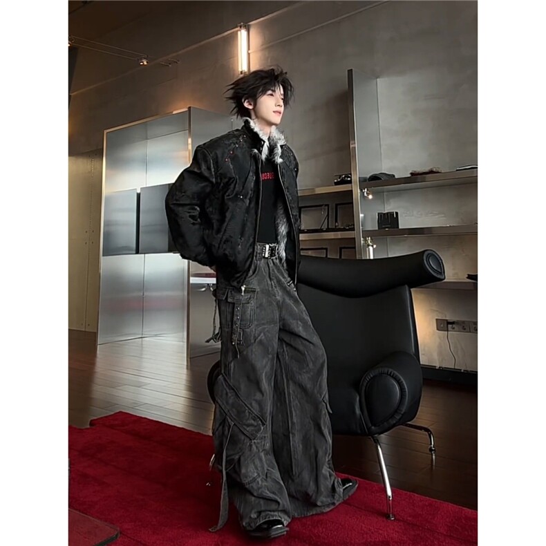有货DM5046-特批138抖音天猫高品质座山雕棉服,男装棉衣,星座603-2