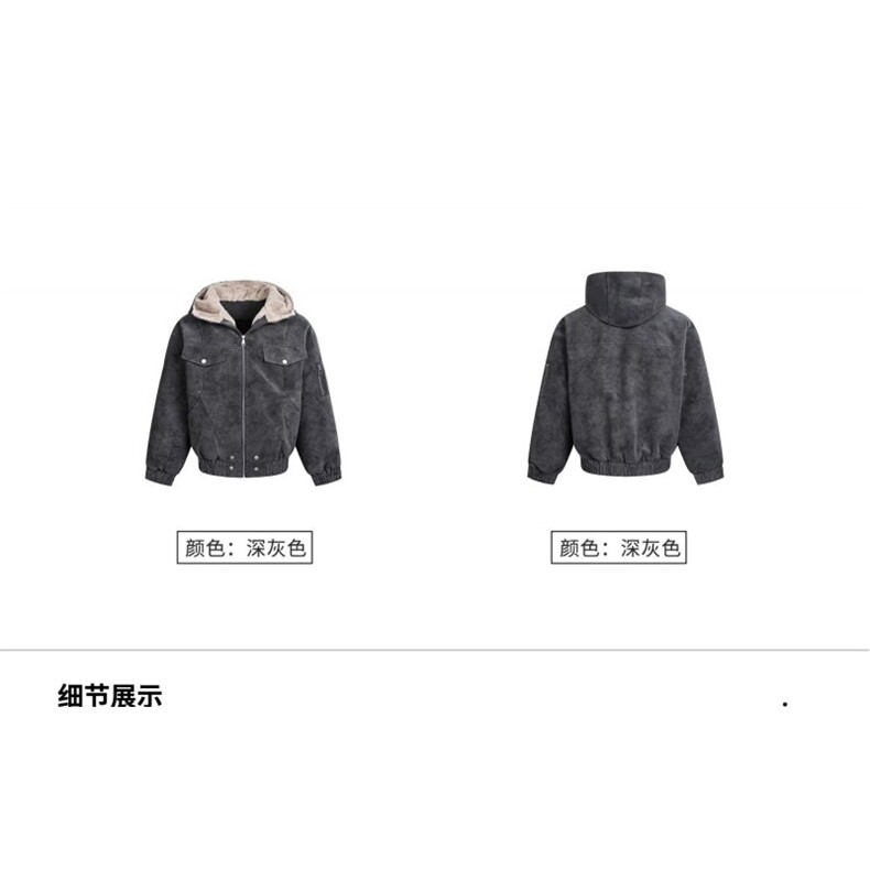 1506-1/MS60571/P106美式复古短款新款宽松灯芯绒秋冬厚外套男女,女装短外套,星座1506-1