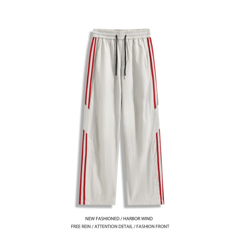 2026夏季新款潮流美式条纹设计速干休闲裤B315-K25418-特p35控68，男装休闲裤，电商B315